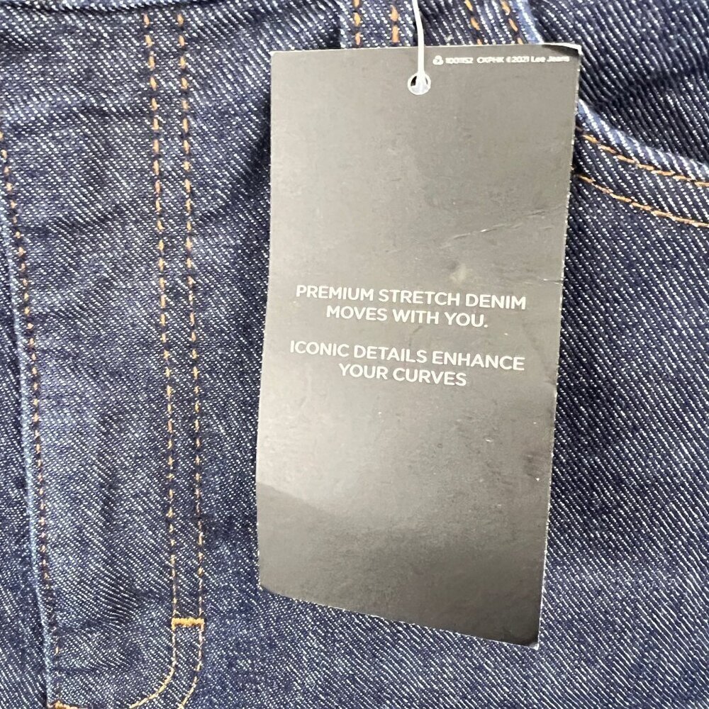 Lee LEGENDARY High Rise  MOM Jeans Size 12 Dark Denim Stretch - Picture 8 of 9